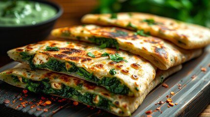 palak paneer paratha